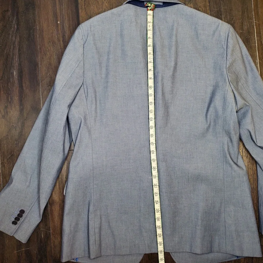 Banana Republic 44R cotton blazer jacket sport suit coat tailored fit